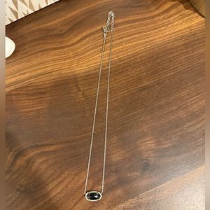 silver and black kendra scott necklace